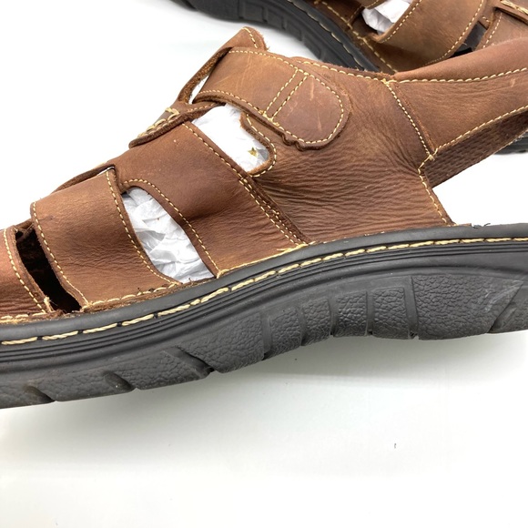 Men’s Red Stone Fisherman Vintage Sandals - Picture 15 of 16